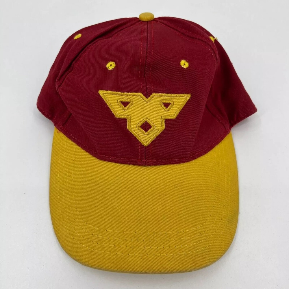 CultureFly Avatar The Last Airbender Fire Nation Hat Maroon Gold Adjustable Cap